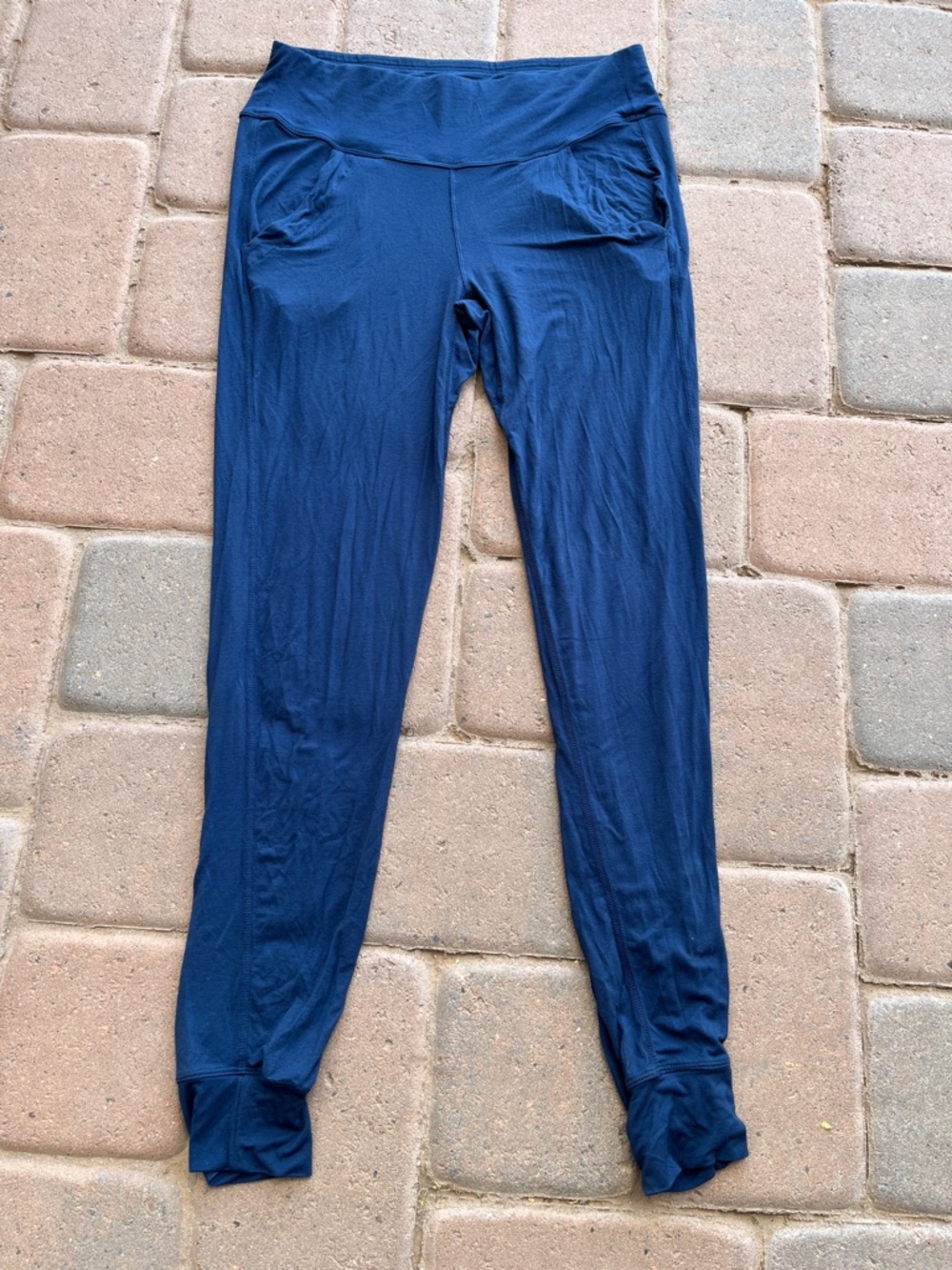 DAGSMEJAN Swedish Design S Blue Modal Sleep Pants Nattwell Joggers Pockets